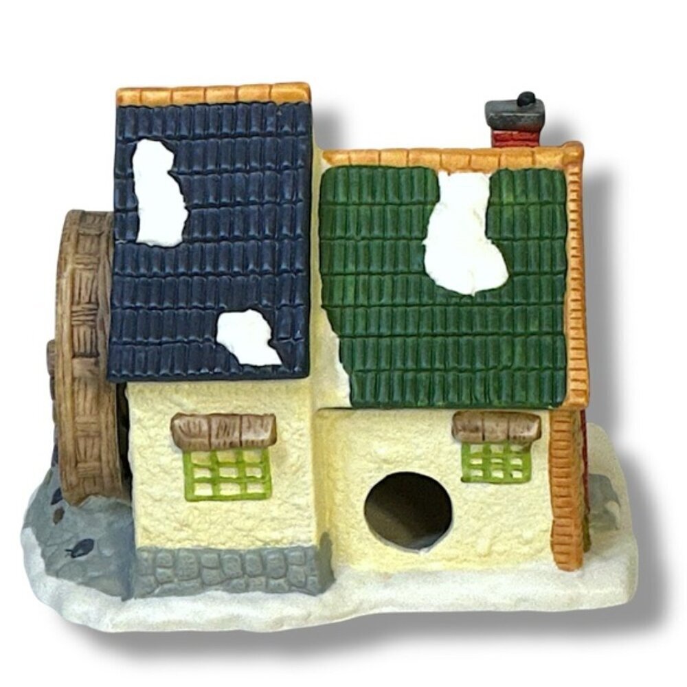 Vintage Village Lighted House Miller Dickens Collectible Towne Series Mill 1995 - Picture 4 of 16